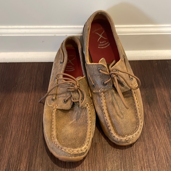 Twisted X Shoes Twisted X Womens Lace Up Leather Loafers Poshmark